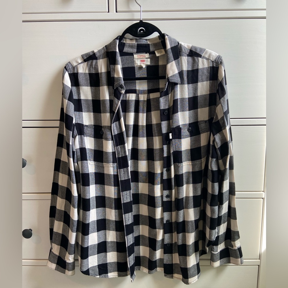Levi’s boyfriend fit buffalo plaid shirt